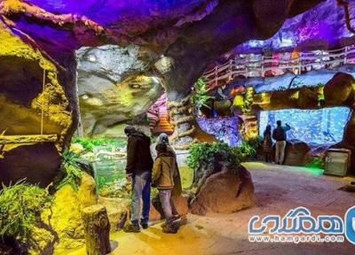 غار آکواریوم گنجنامه یکی از جاذبه های گردشگری استان همدان است