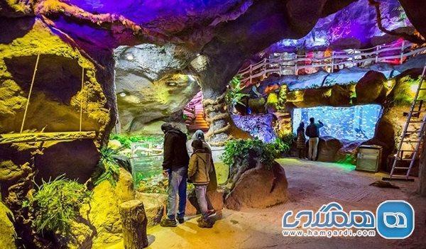 غار آکواریوم گنجنامه یکی از جاذبه های گردشگری استان همدان است