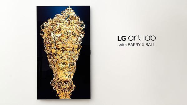نمایش پروژه LG OLED Art در رویداد فریز 2023